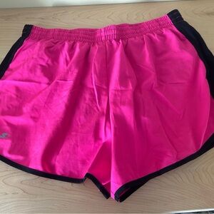 STARTER Women's Hot Pink and Black Athletic Shorts